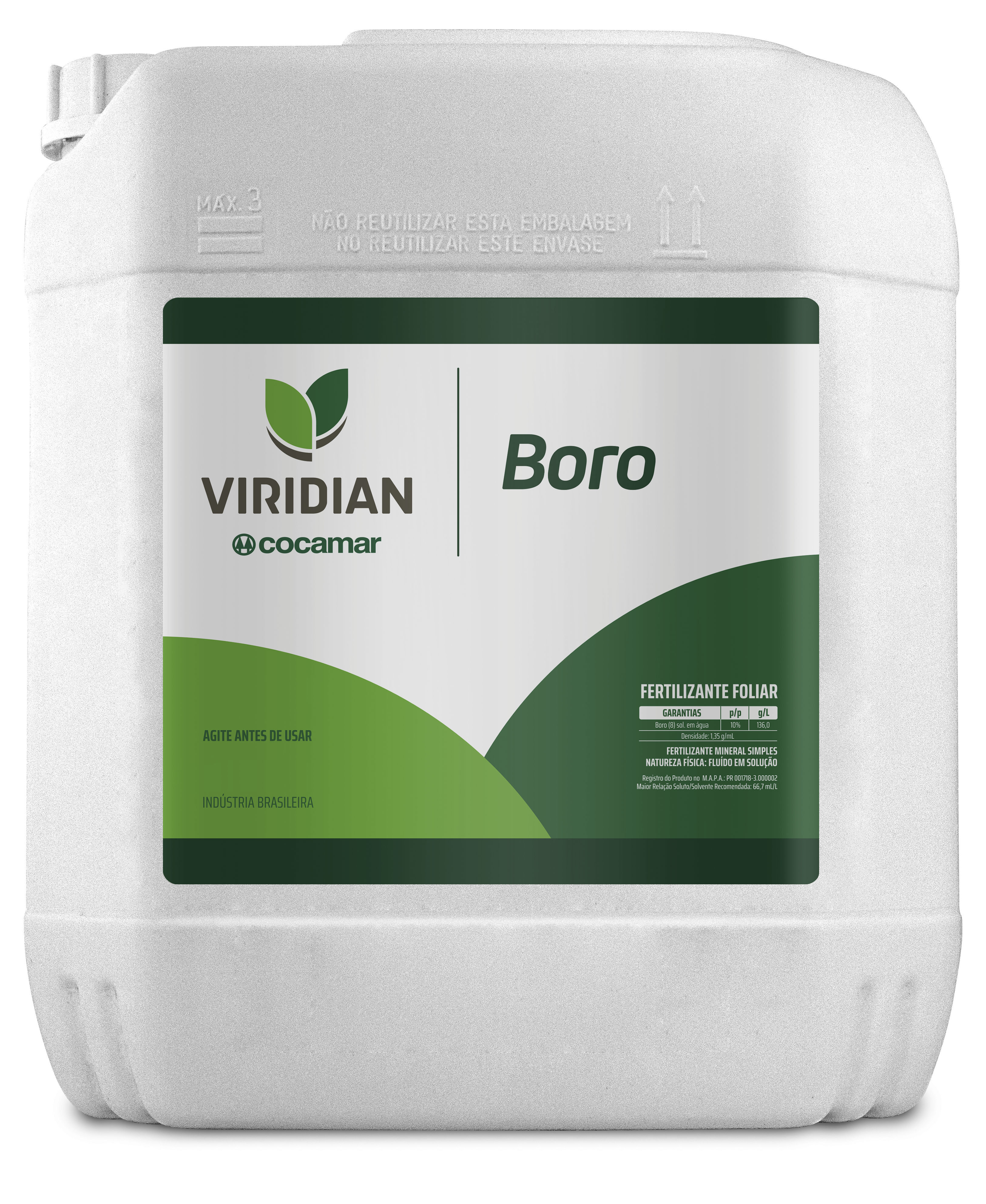 Embalagem Viridian Boro