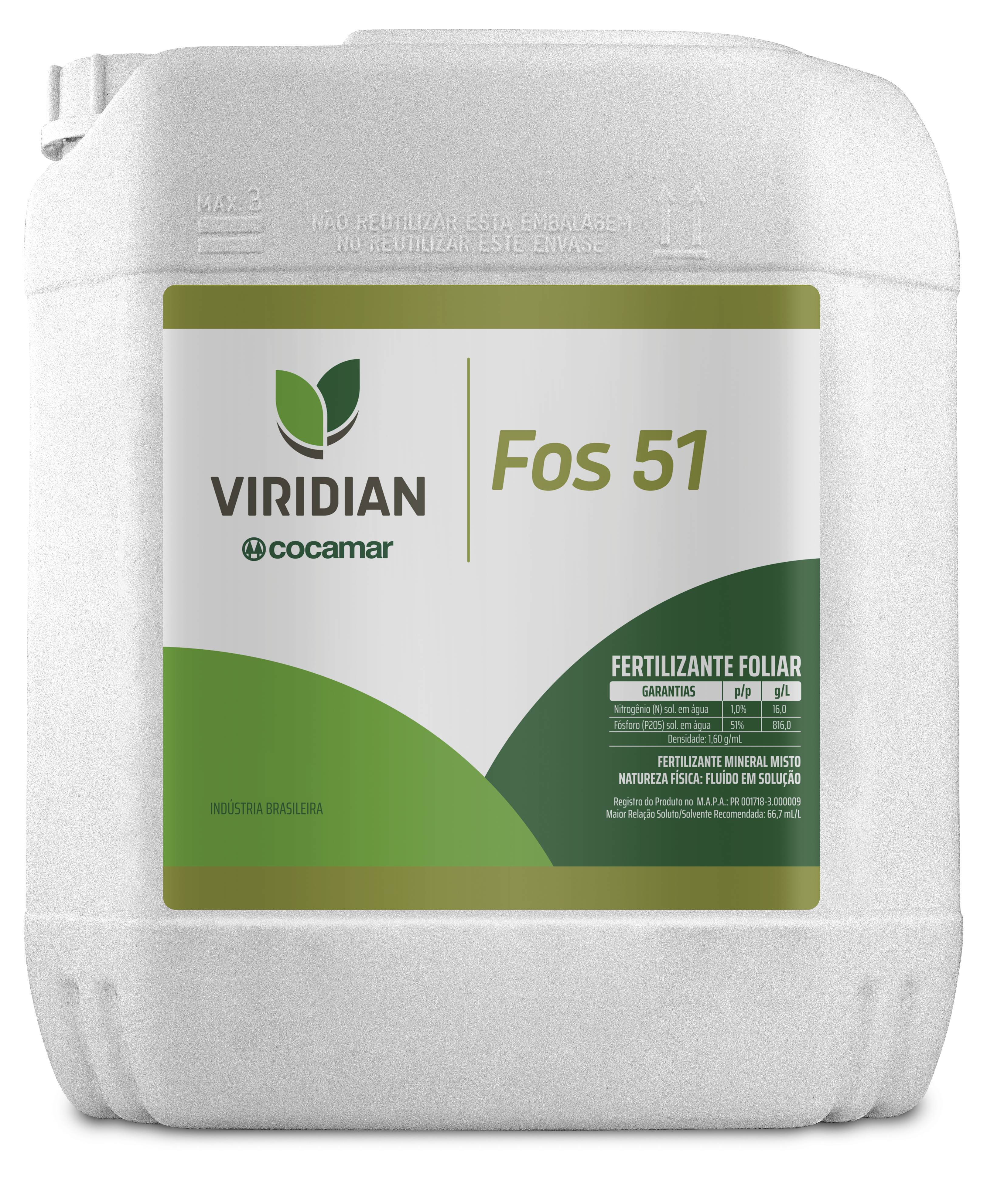 Embalagem Viridian Fos 51